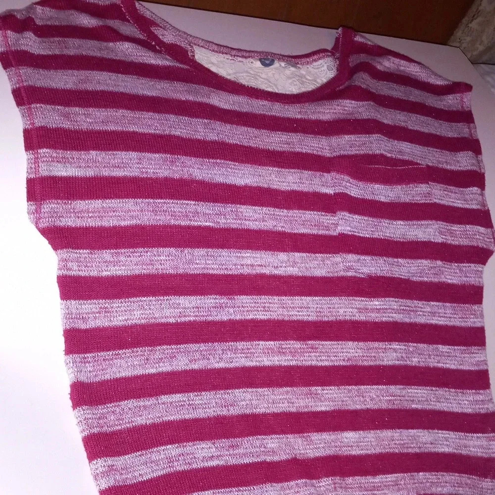 Roxi crochet back pocket shirt